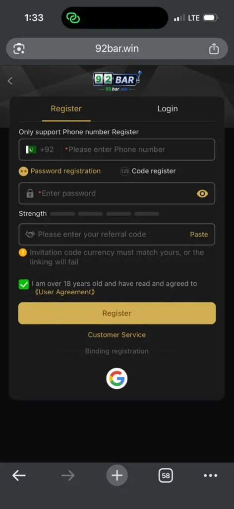 92bar Banner 10