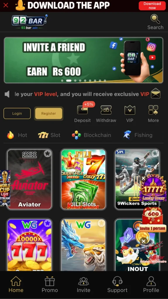 92bar game download